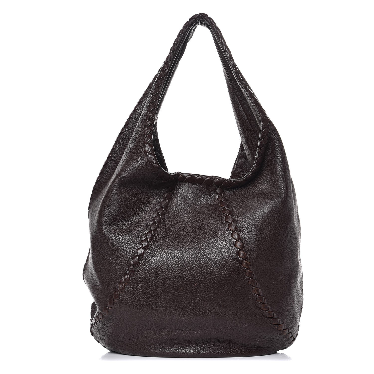 Bottega Veneta Cervo Deerskin Large Hobo Ebano 1 of 12