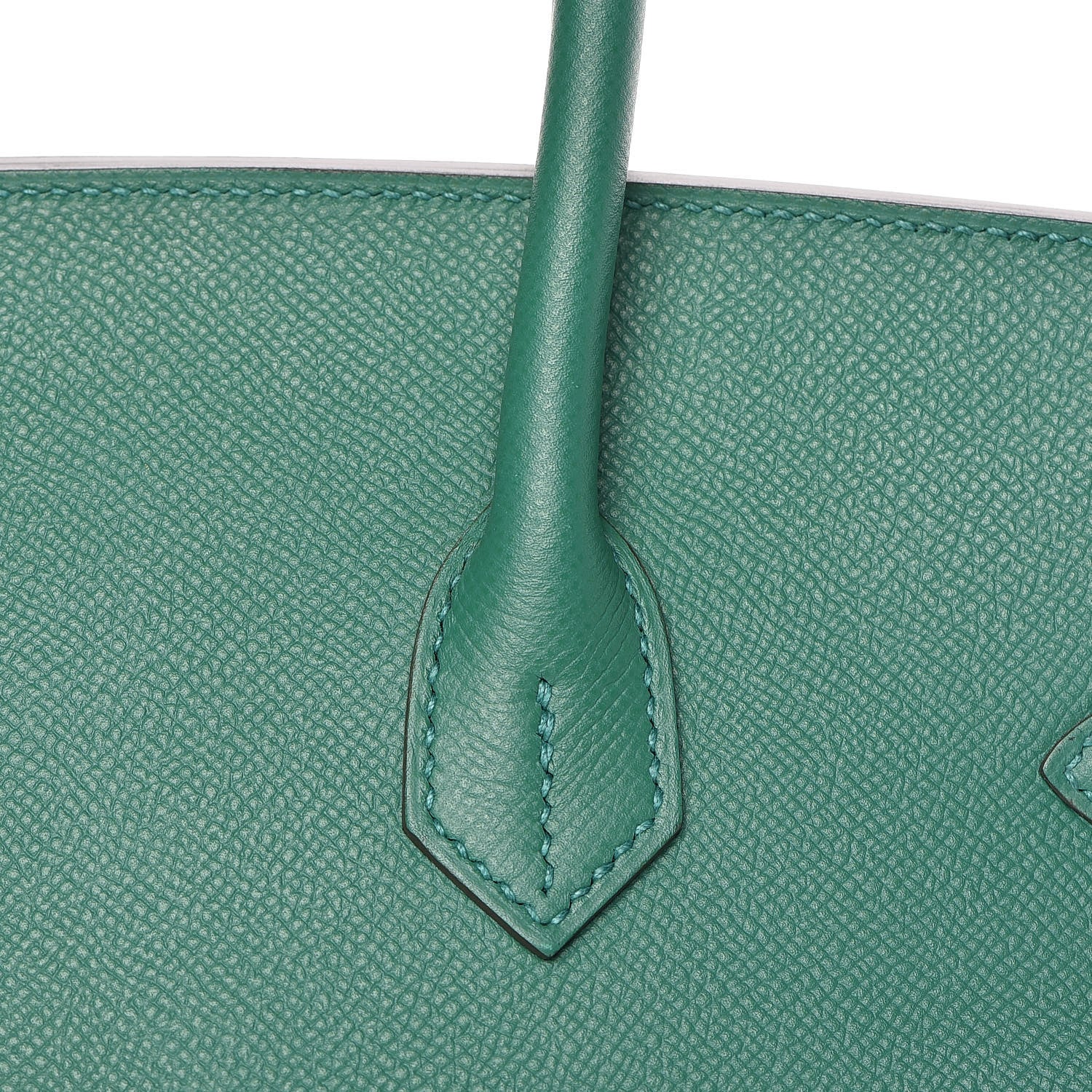 Hermes Epsom Birkin 35 Vert Vertigo 8 of 38