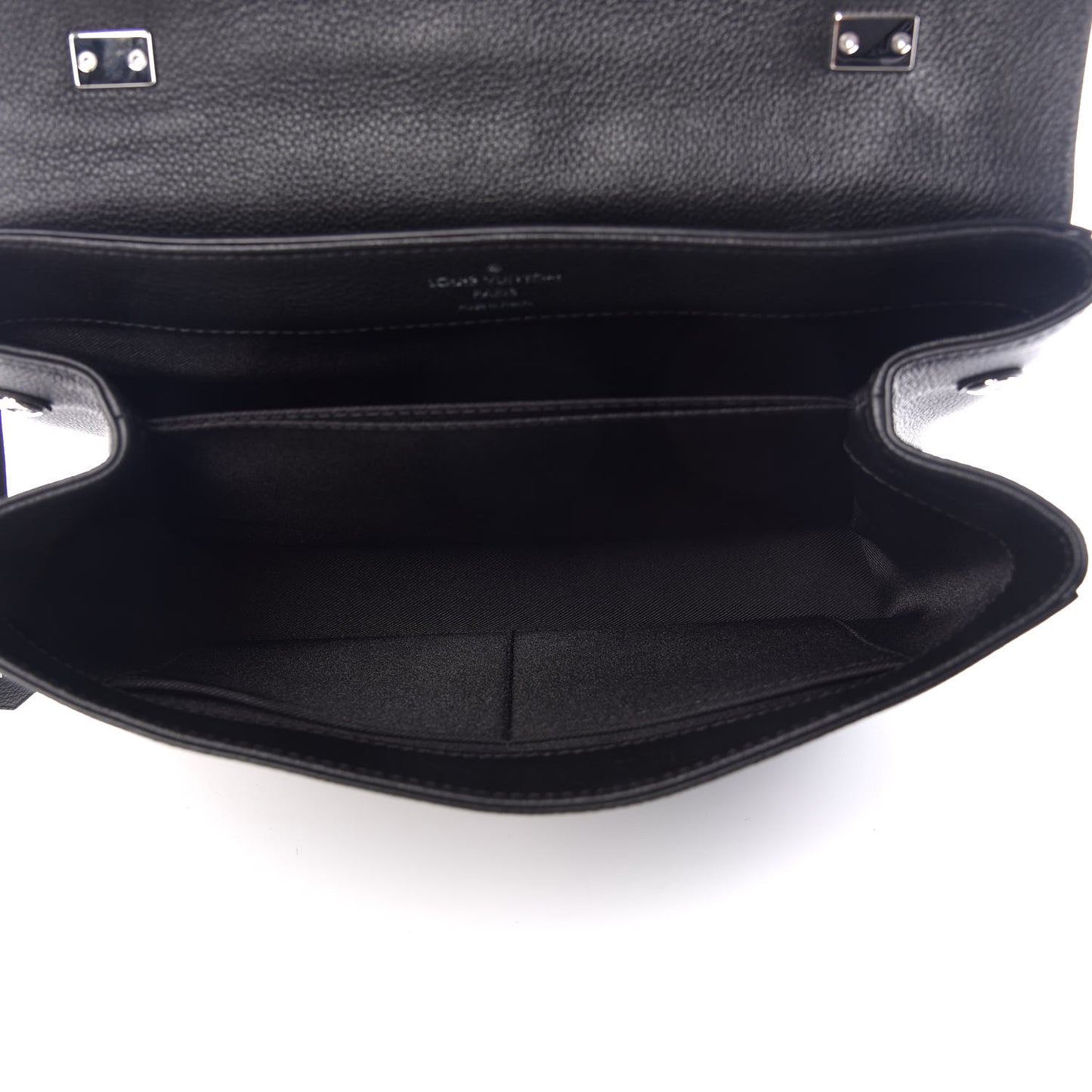 Soft Calfskin Lockme II Top Handle Black
