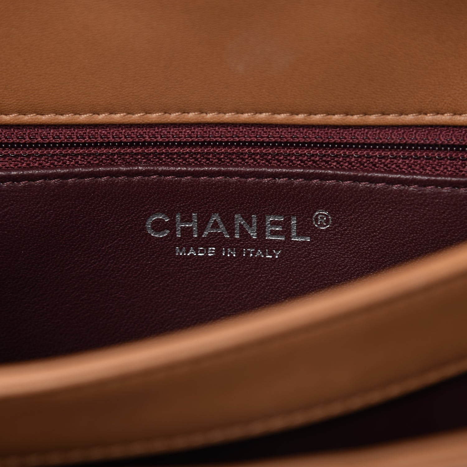 Chanel Lambskin Quilted Medium Trendy CC Flap Light Brown 8 of 10