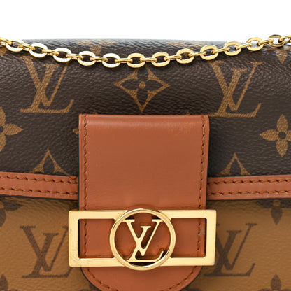 Louis Vuitton Reverse Monogram Dauphine Chain Wallet 7 of 9