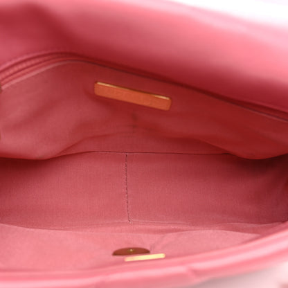 Chanel Lambskin Quilted Medium Chanel 19 Flap Pink 5 of 10