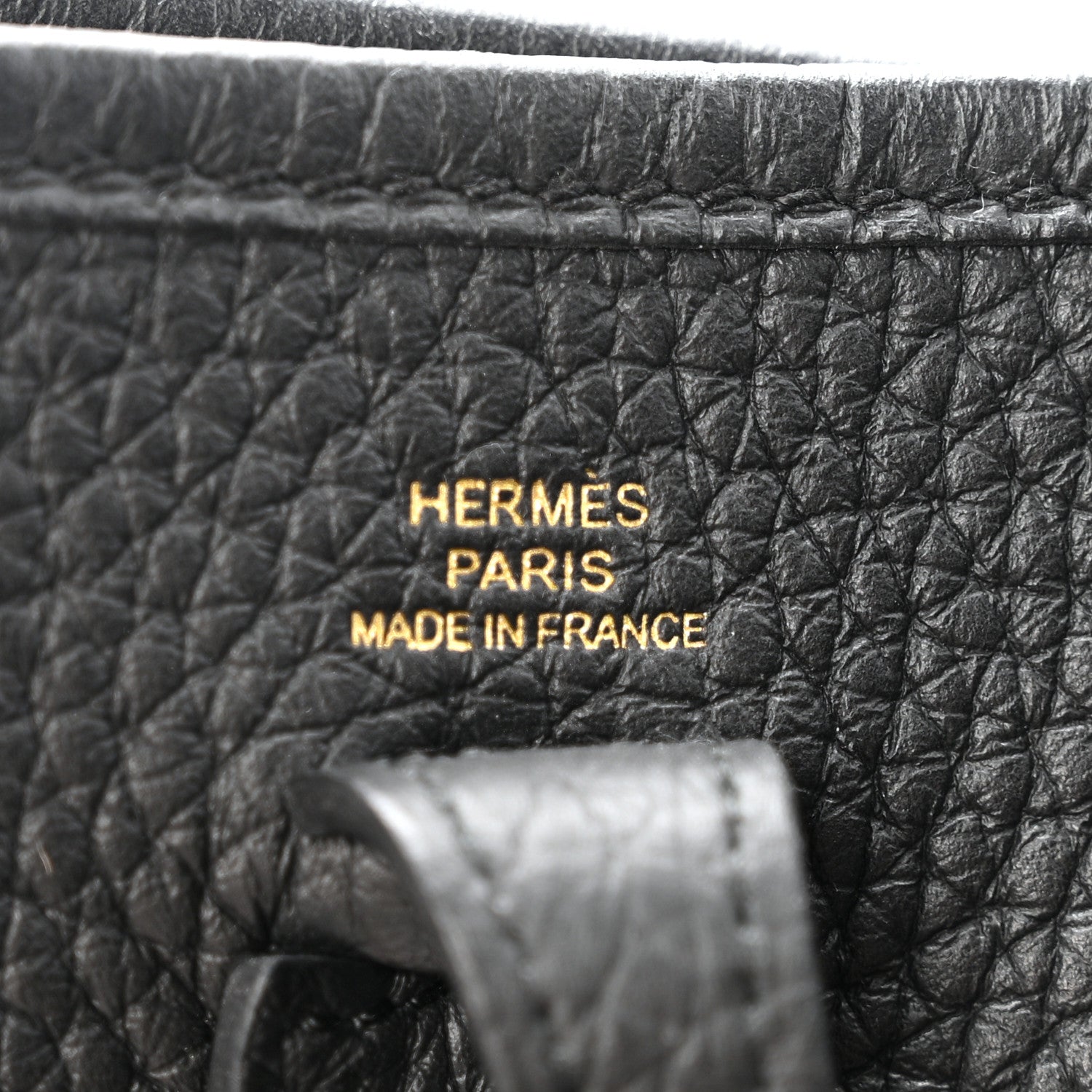 Hermes Taurillon Clemence Evelyne TPM Black 6 of 11