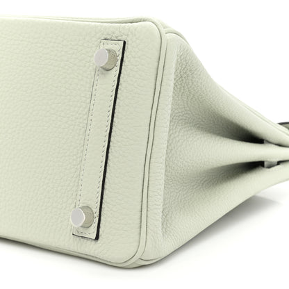 Hermes Togo Birkin 25 Gris Neve 7 of 9