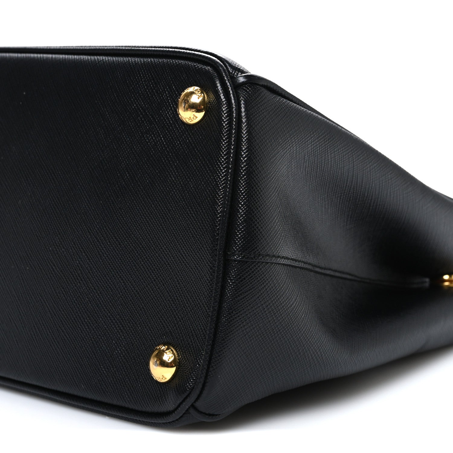 Prada Saffiano Small Galleria Double Zip Tote Black 1779189