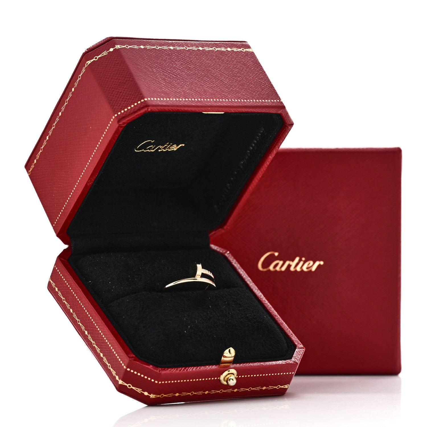 Cartier 18K Yellow Gold Small Juste Un Clou Ring 54 6.75 5 of 5