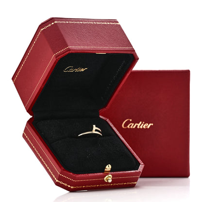Cartier 18K Yellow Gold Small Juste Un Clou Ring 54 6.75 5 of 5
