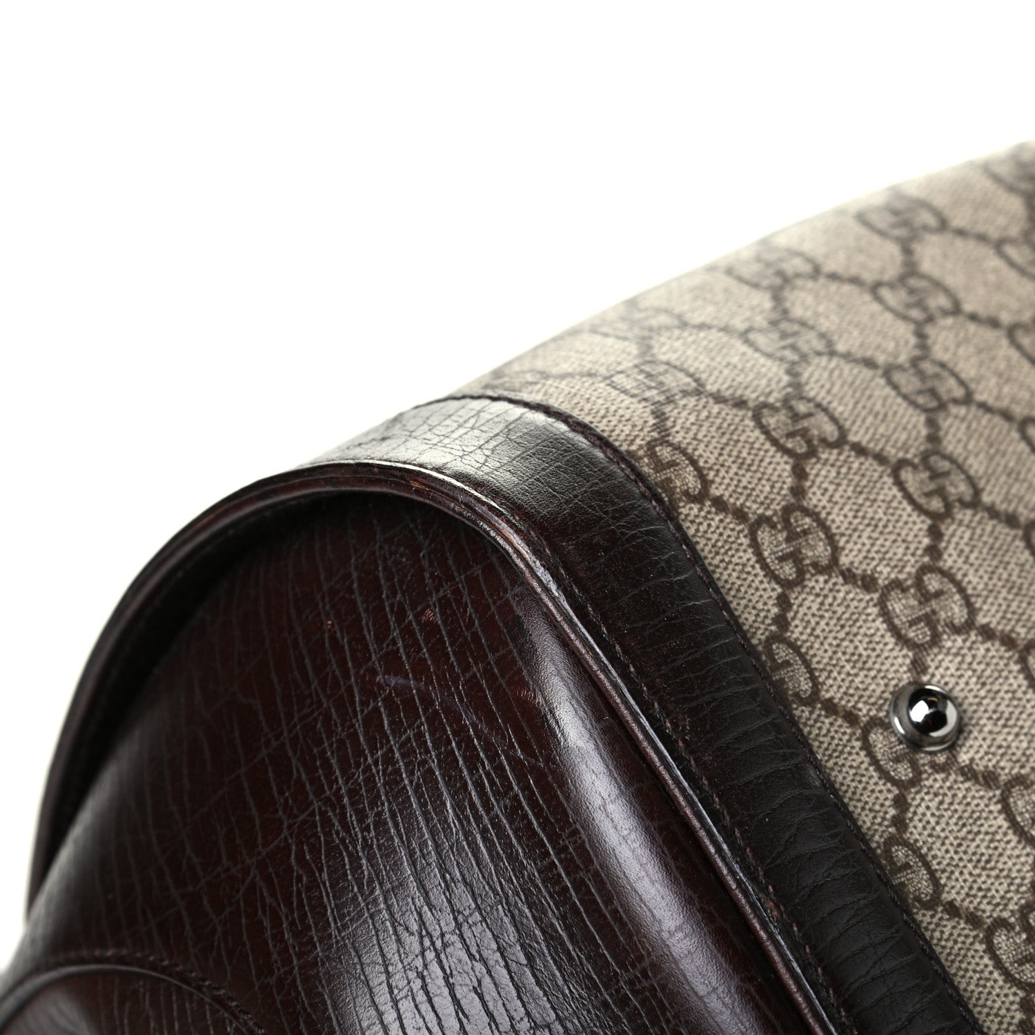 Gucci Monogram Bullet Travel Bag Dark Brown 5 of 7