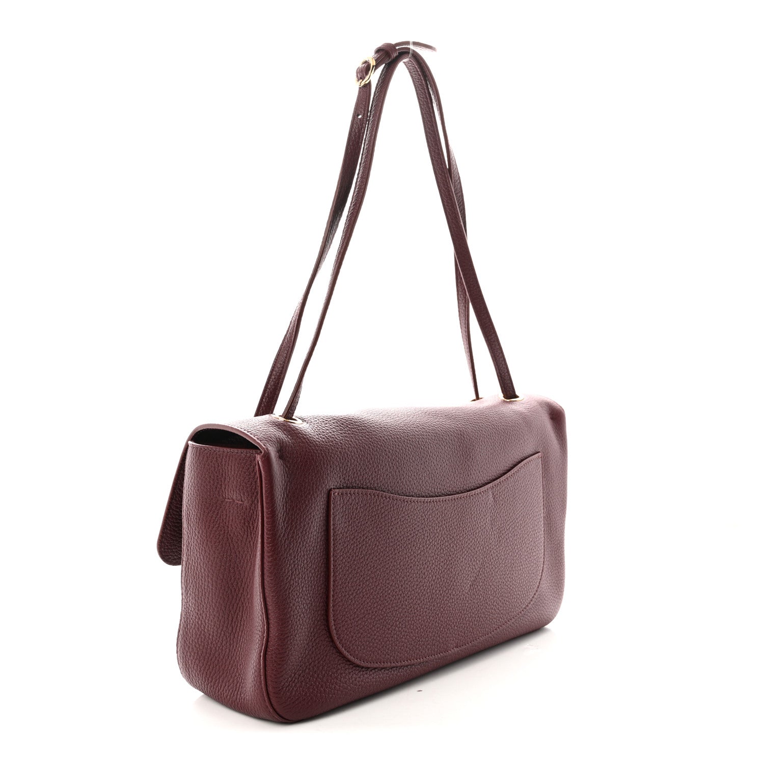 Chanel Grained Calfskin Small Souplissimo Maxi Flap Burgundy 3 of 11