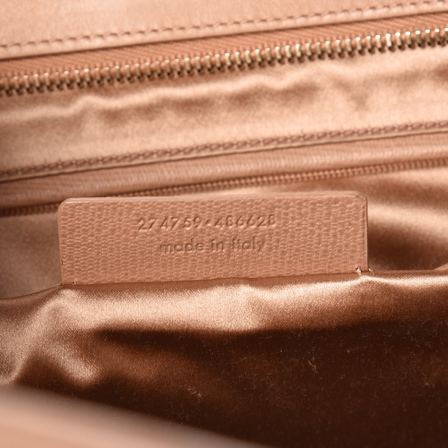 Textured Calfskin Large Cabas ChYc Beige