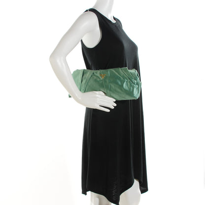 Prada Satin Pochette Menta 2 of 7
