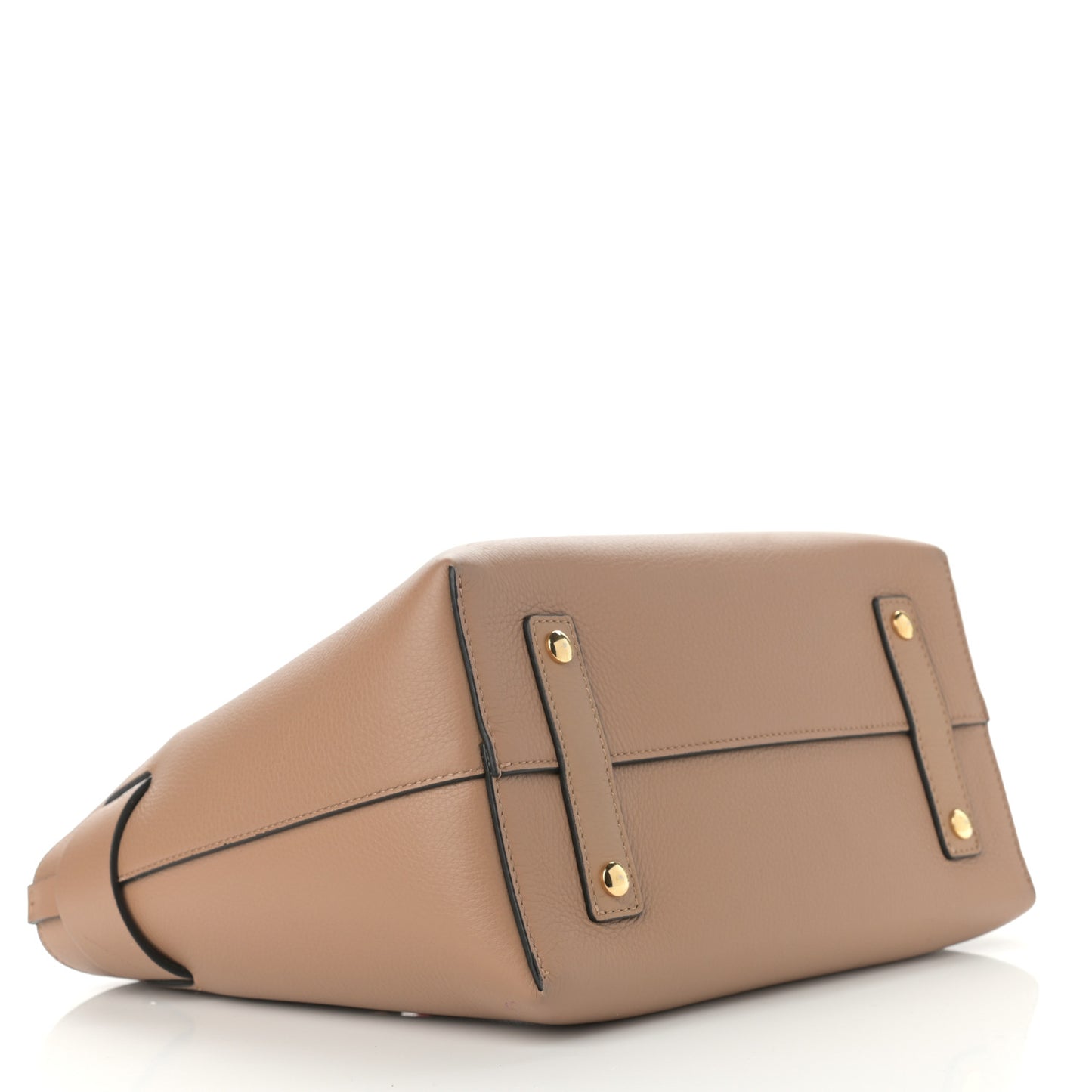 Soft Grain Calfskin Small Belt Bag Camel Red