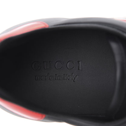 Gucci Calfskin Kingsnake Mens Ace Sneakers 9 Black Multicolor 8 of 10