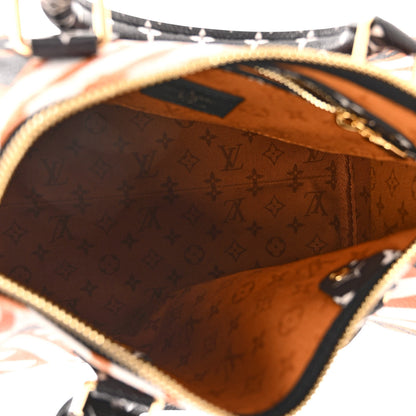 Louis Vuitton Monogram Giant Crafty Speedy Bandouliere 25 Creme Caramel 5 of 9