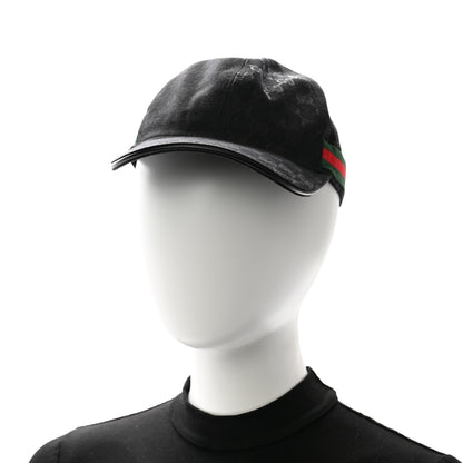 Gucci Monogram Web Baseball Hat XS Black 2 of 9