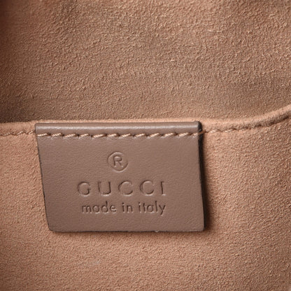 Gucci Calfskin Matelasse Mini GG Marmont Chain Shoulder Bag Nude 6 of 10