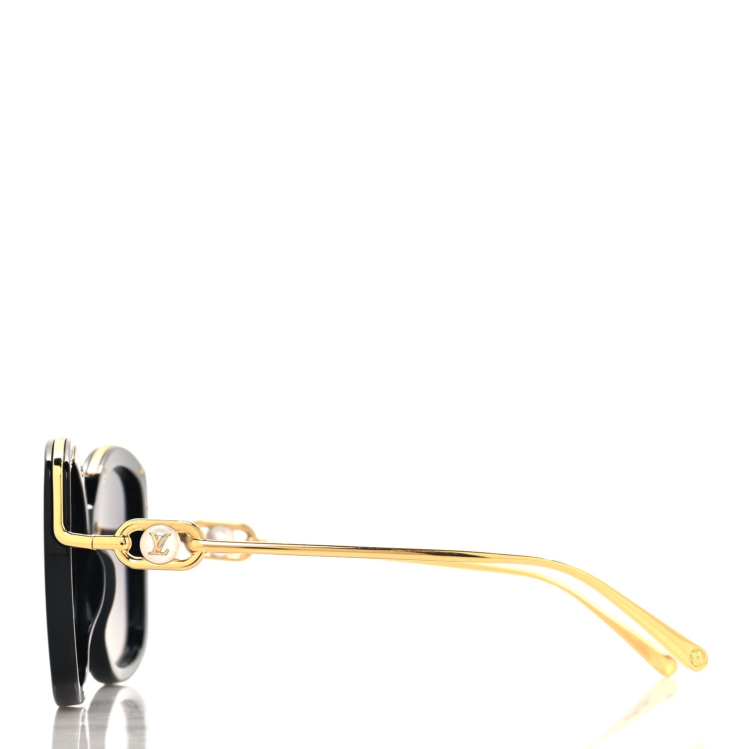 Louis Vuitton Monogram Pearl Square Z1932W Sunglasses Black 3 of 7