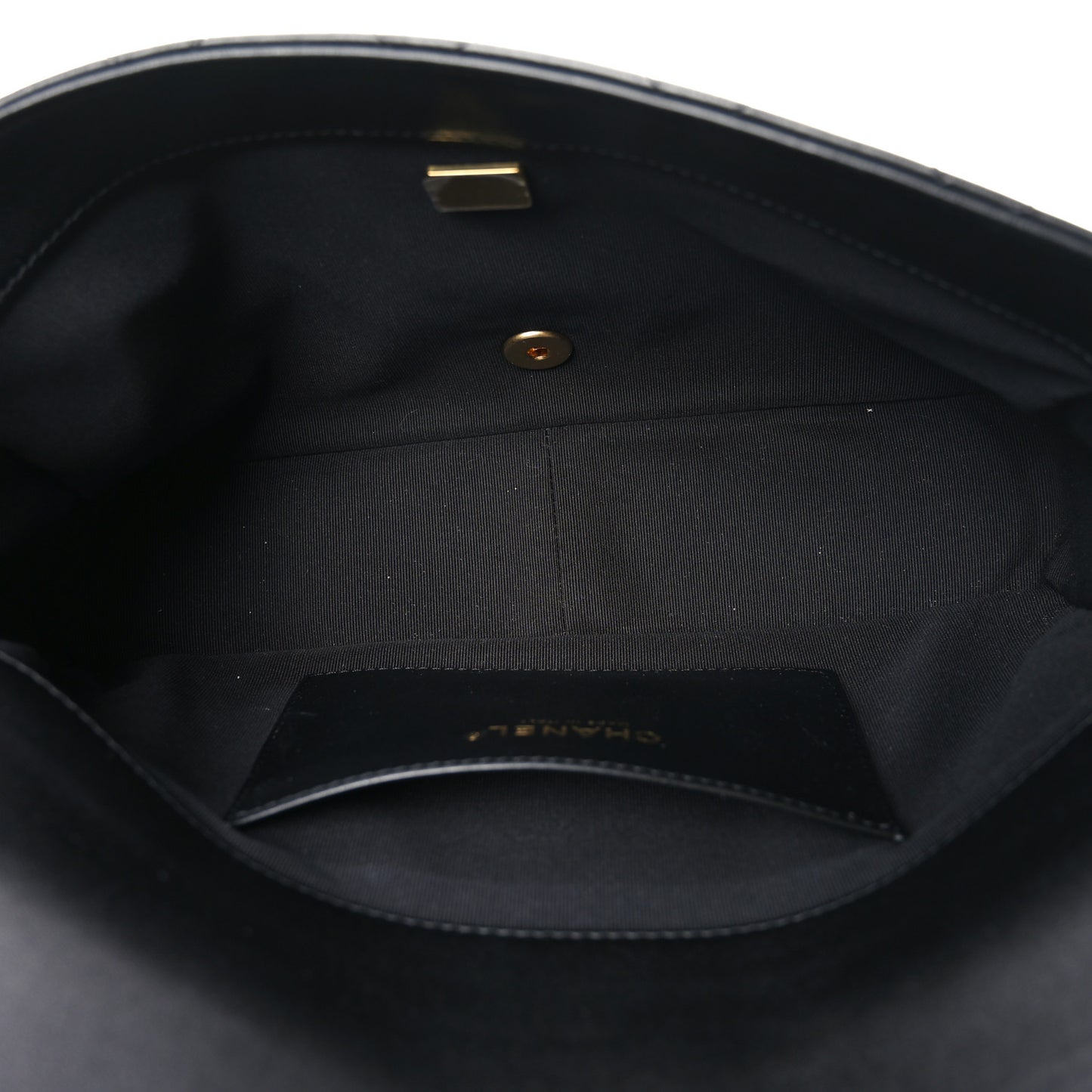 Lambskin Quilted Crossbody Flap Black