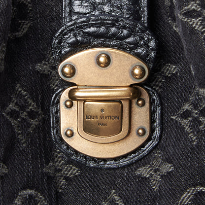 Louis Vuitton Denim Mahina XL Black 8 of 9