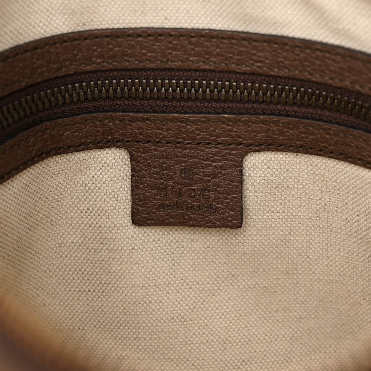GG Supreme Monogram Web Small Ophidia Messenger Bag Brown