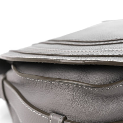 Chloe Calfskin Medium Marcie Round Crossbody Bag Cashmere Grey 7 of 11