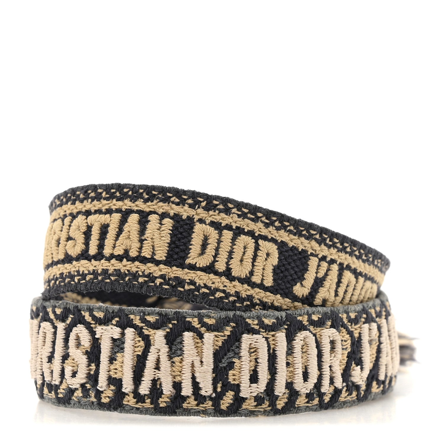 Christian Dior Woven Cotton J Adior Friendship Bracelet Set Navy