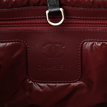 Chanel Nylon Quilted Small Coco Cocoon Tote Black 6 of 10