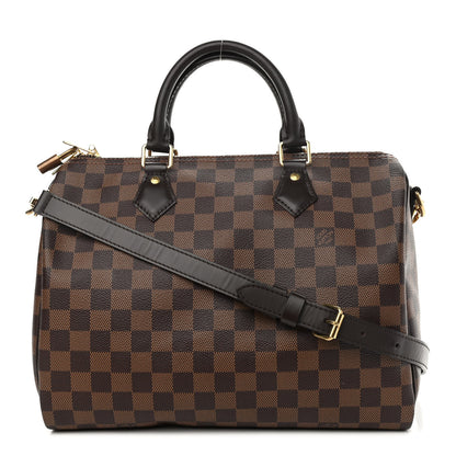 Louis Vuitton Damier Ebene Speedy Bandouliere 30 1 of 12