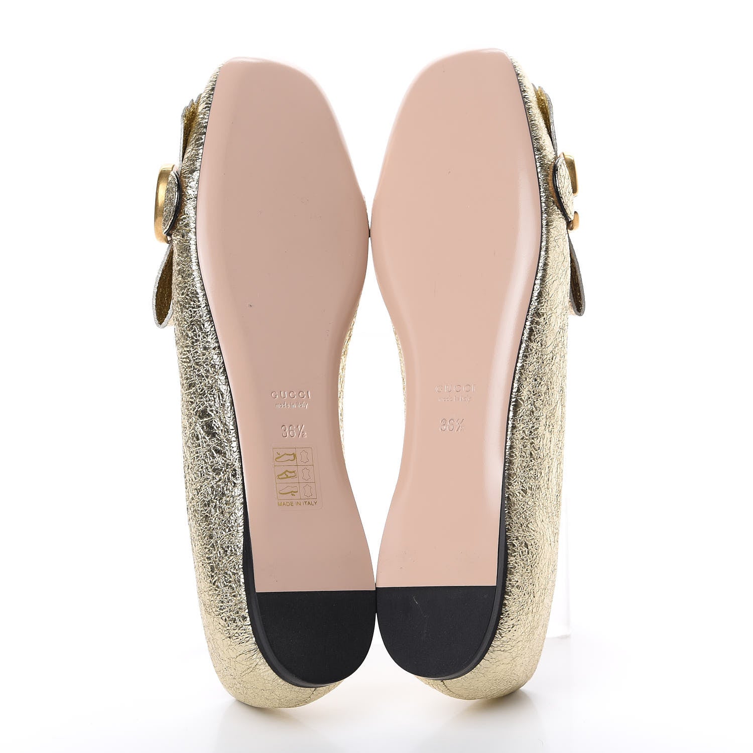 Gucci Galassia GG Marmont Fringe Flats 36.5 Platino 5 of 8