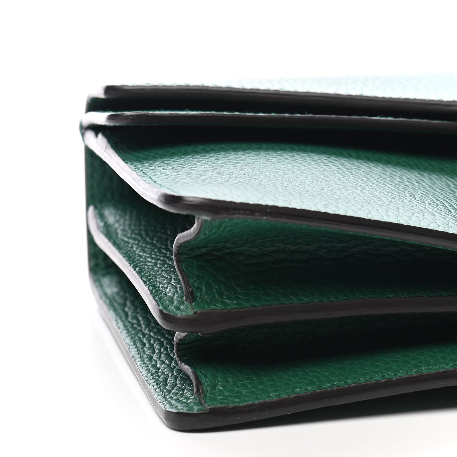 Gucci Pebbled Calfskin Small Dionysus Shoulder Bag Emerald 8 of 9