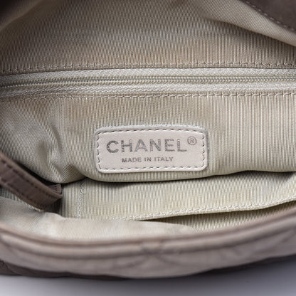 Chanel Washed Lambskin Chain Around Hobo Grey 6 of 16