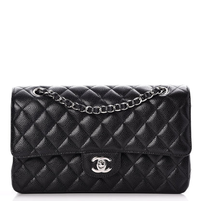 Chanel Caviar Quilted Medium Double Flap Black 1 of 7