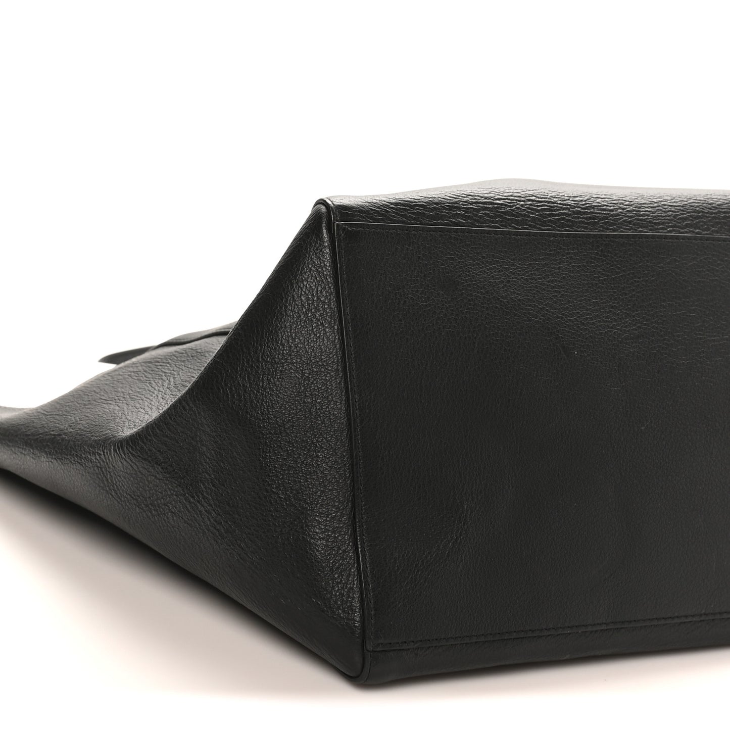 Smooth Calfskin Everyday East West Tote Bag Grey Black White