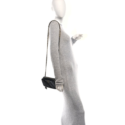 Chanel Lambskin Quilted Chanel 19 Camera Crossbody Case Black 2 of 10