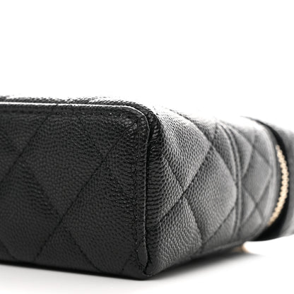 Chanel Caviar Quilted Trendy Handle Slim Vanity Black 10 of 11