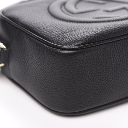 Gucci Pebbled Calfskin Small Soho Disco Bag Black 9 of 10