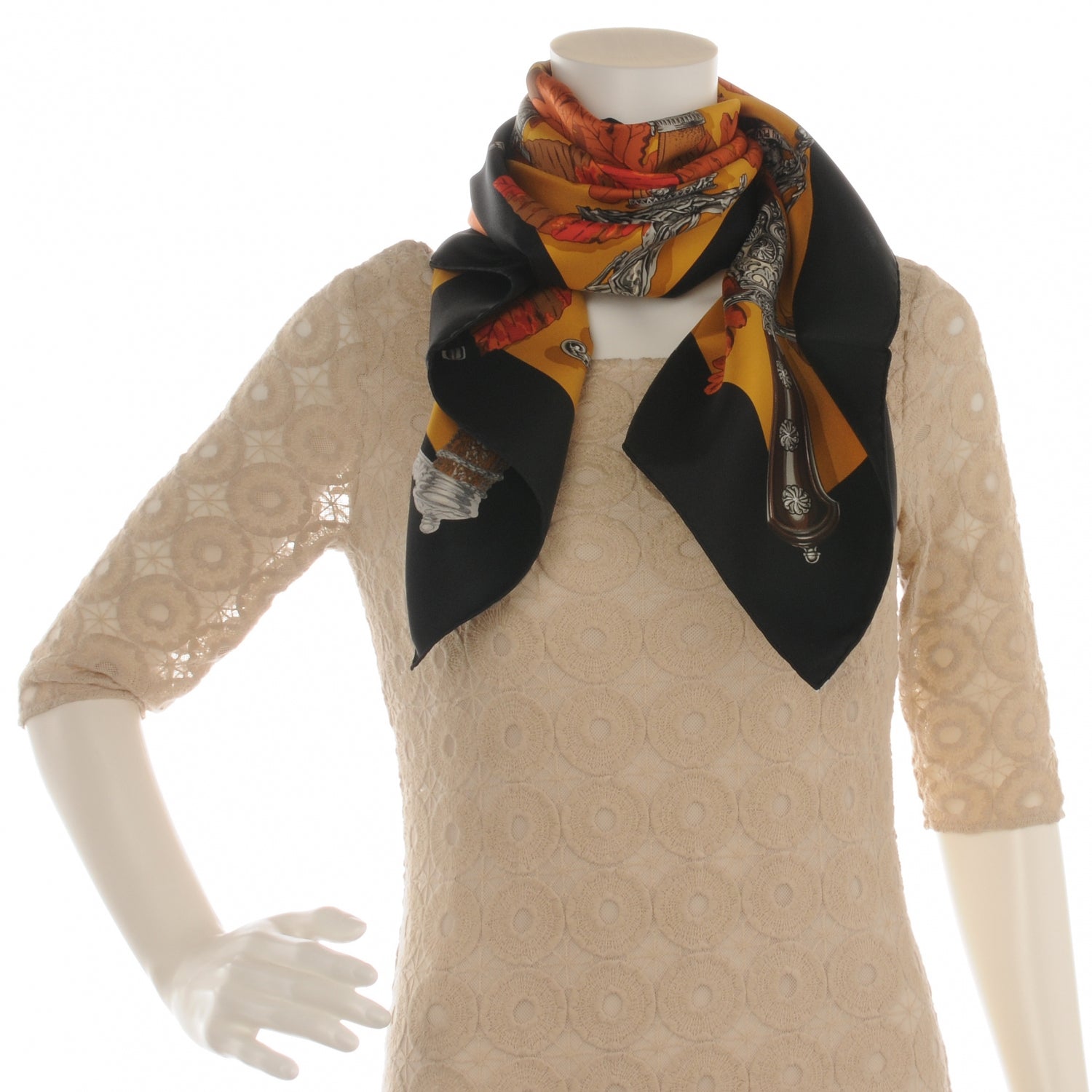 Hermes Silk Au Plus Dru Scarf 90 4 of 6