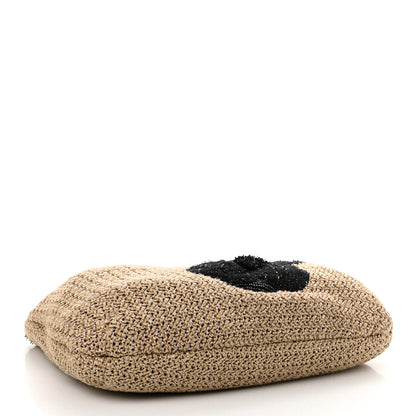 Chanel Tweed Woven Raffia Country Coco Hobo 4 of 10
