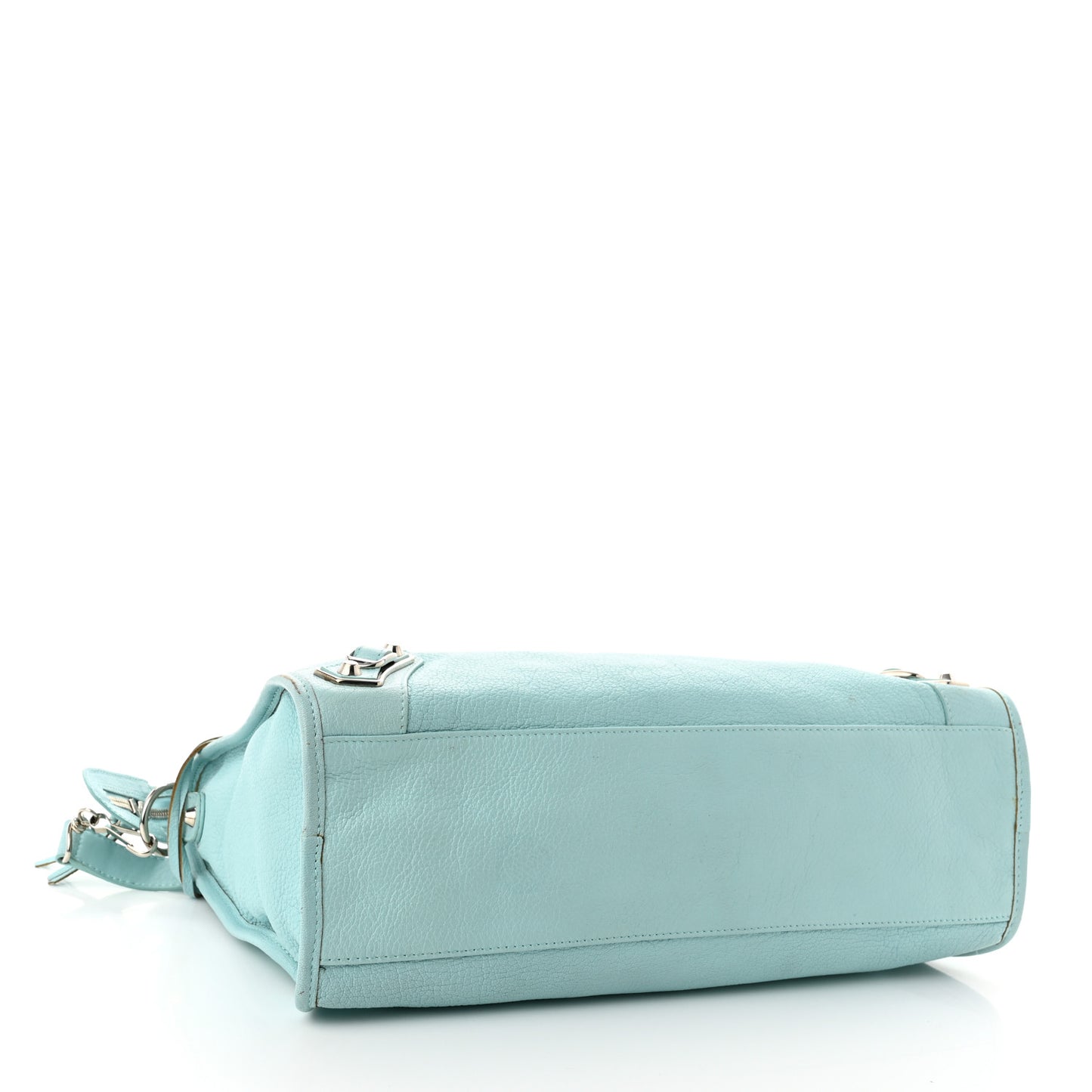 Chevre Silver Metallic Edge Hardware City Bleu Maldives