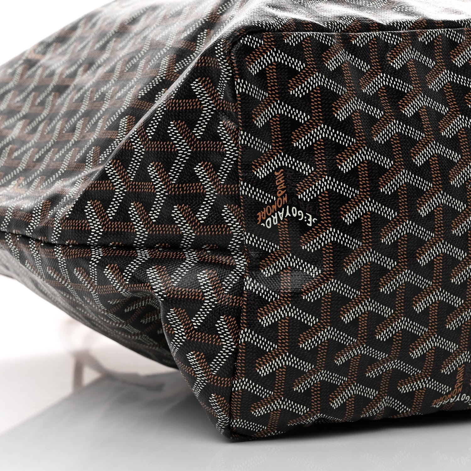 Goyard Goyardine Saint Louis GM Black Gold 11 of 12