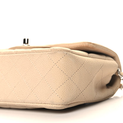Chanel Caviar Quilted Mini Rectangular Flap Light Beige 10 of 13