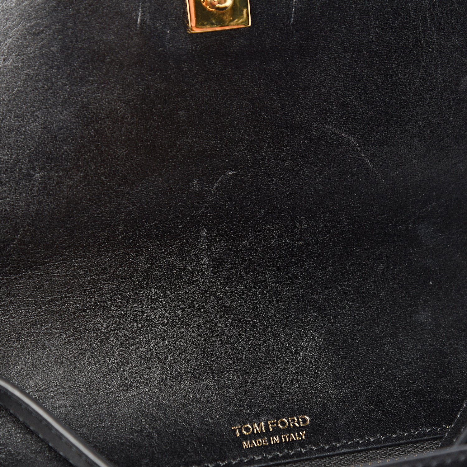 Tom Ford Calfskin Icon Shoulder Bag Black 12 of 12