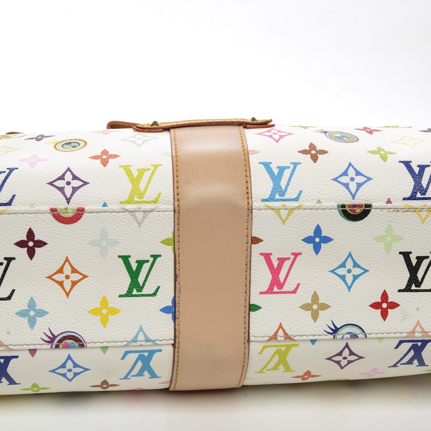 Louis Vuitton Monogram Multicolor Murakami Eye Love You White 12 of 13