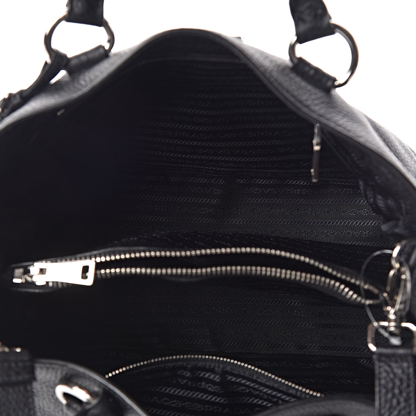 Vitello Daino Tote Black