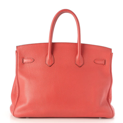 Hermes Taurillon Clemence Birkin 35 Bougainvillea 4 of 31