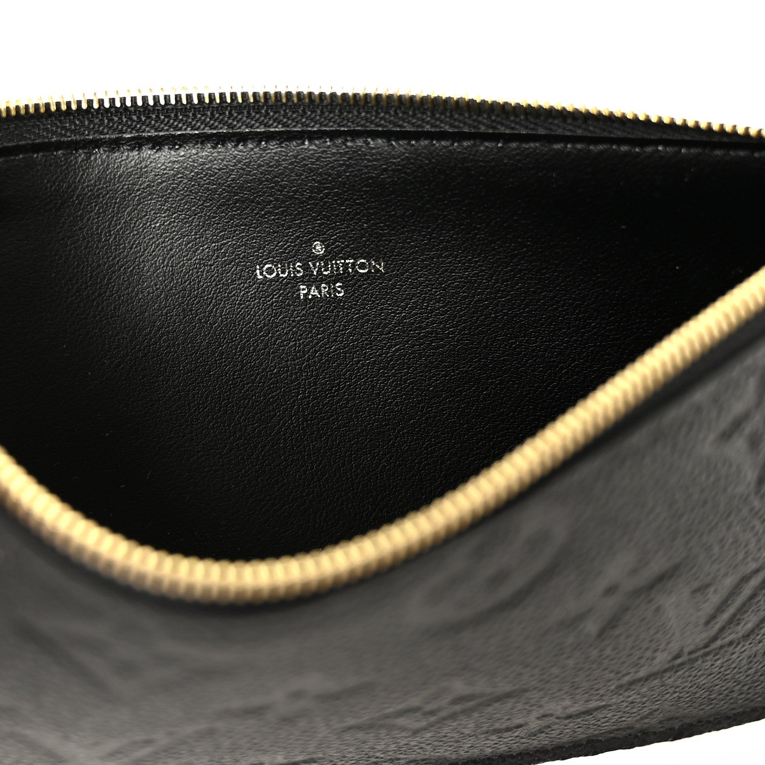 Louis Vuitton Empreinte Pochette Felicie Chain Wallet Black 9 of 15