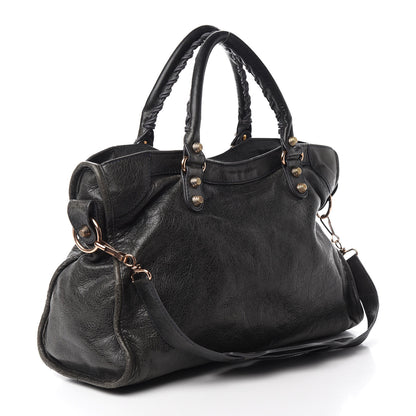Balenciaga Agneau Giant 12 Rose Gold Hardware City Anthracite 2 of 9