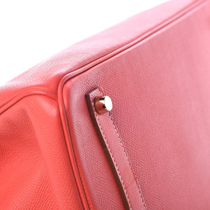 Hermes Epsom Candy Birkin 35 Rose Jaipur Gold 35 of 35