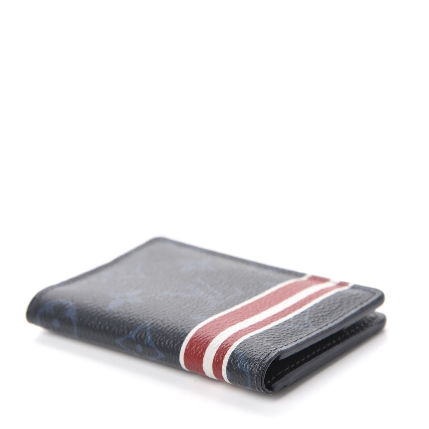 Louis Vuitton Monogram Pocket Organizer NM Cobalt Red Stripes 4 of 7