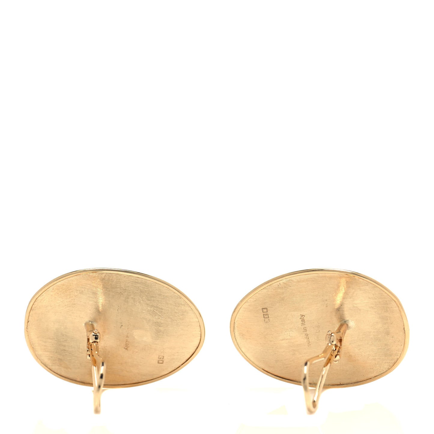18K Yellow Gold Petite Lunaria Stud Clip-On Earrings